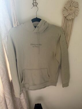Abercrombie & Fitch Sage Green Pullover Hoodie